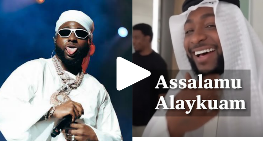Davido Shocks Fans as He Greets “Assalamu Alaykum” Ahead of Saudi Arabia Shows (Video) davido