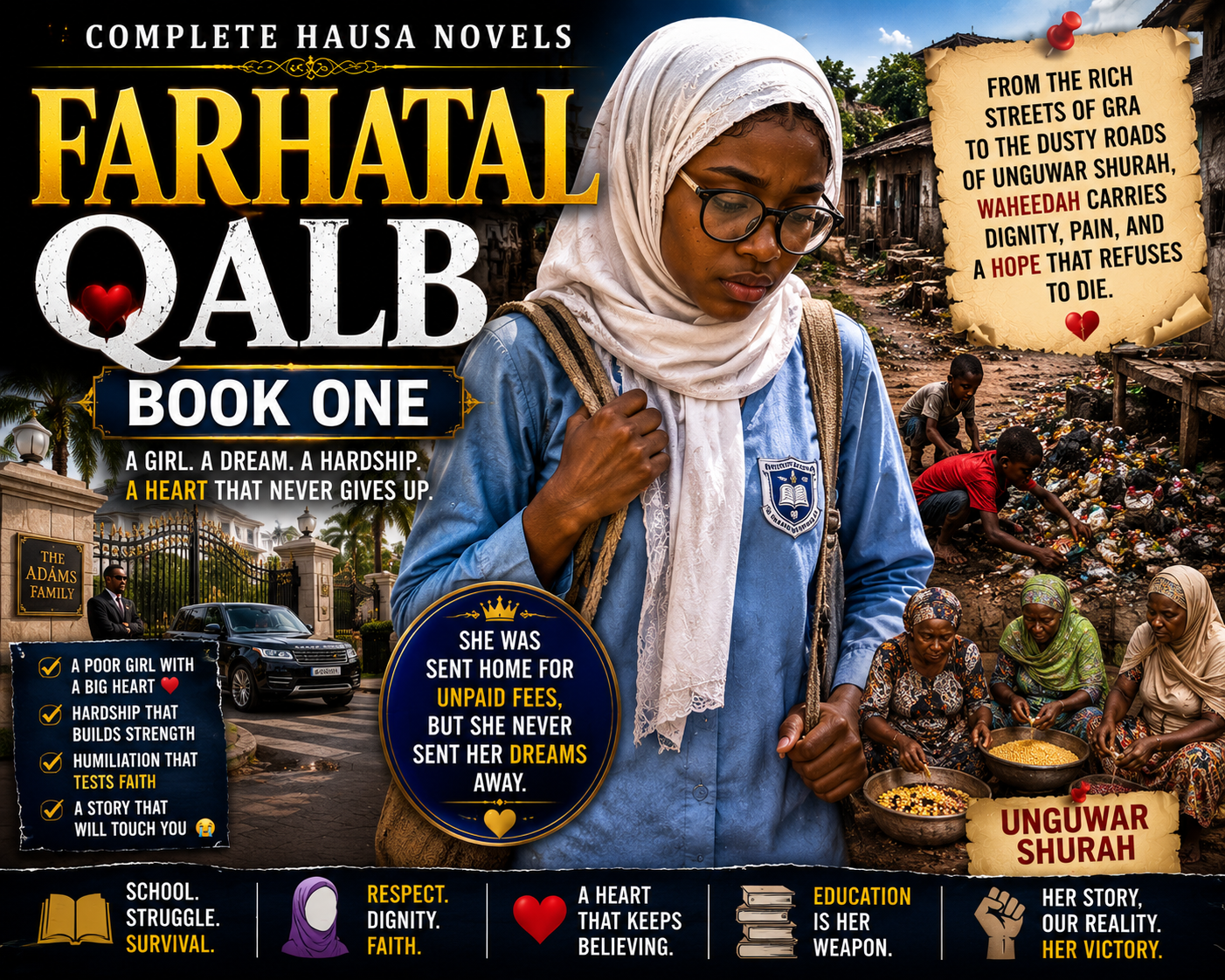 Farhatal Qalb Book One Complete Hausa Novels
