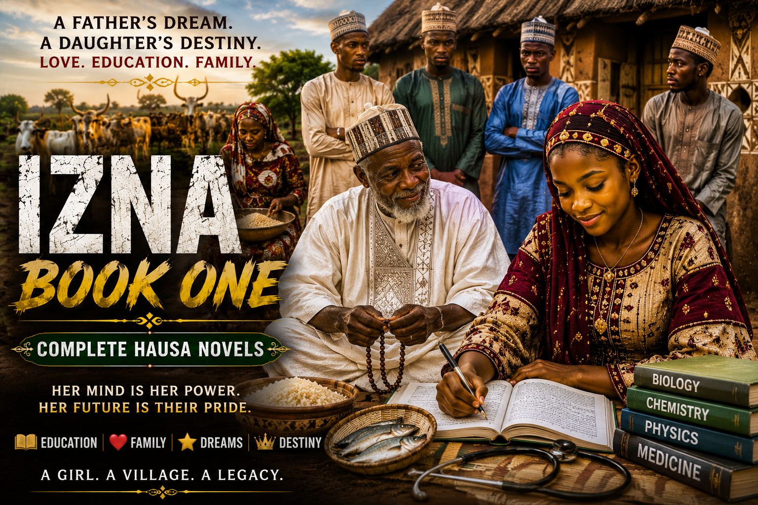 Izna Book One Complete Hausa Novels