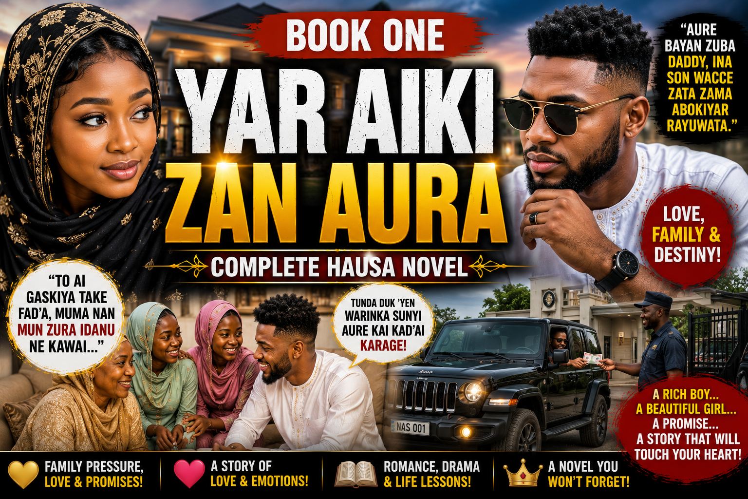 Yar Aiki Zan Aura Book One Complete Hausa Novel