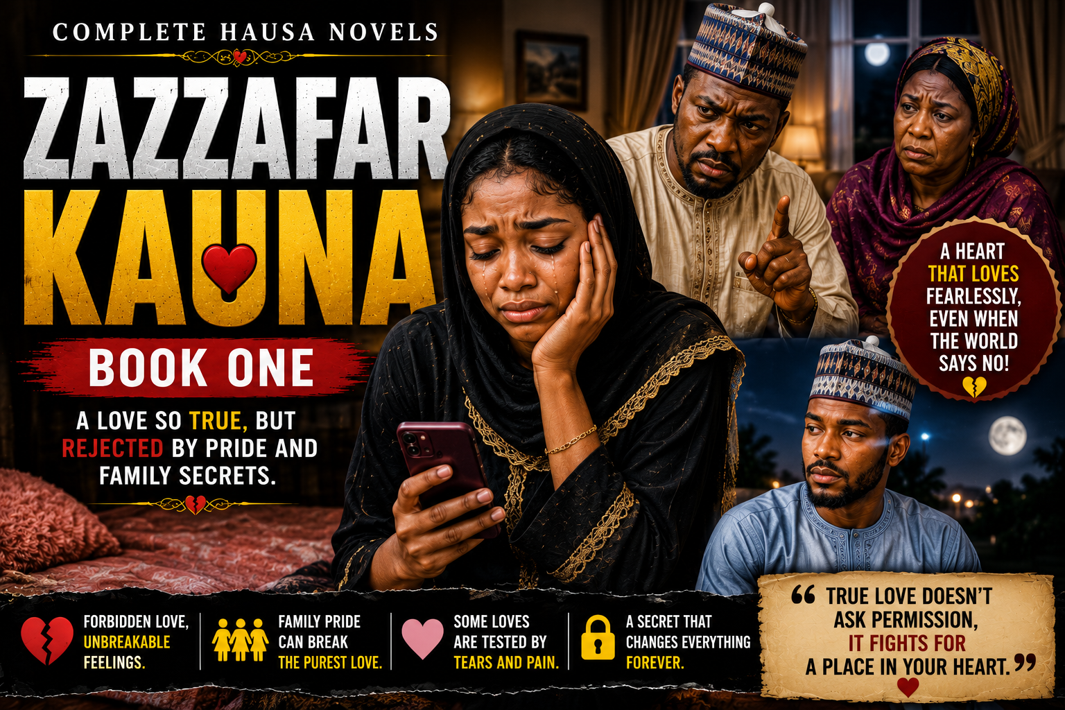 Zazzafar Kauna Book One Complete Hausa Novels