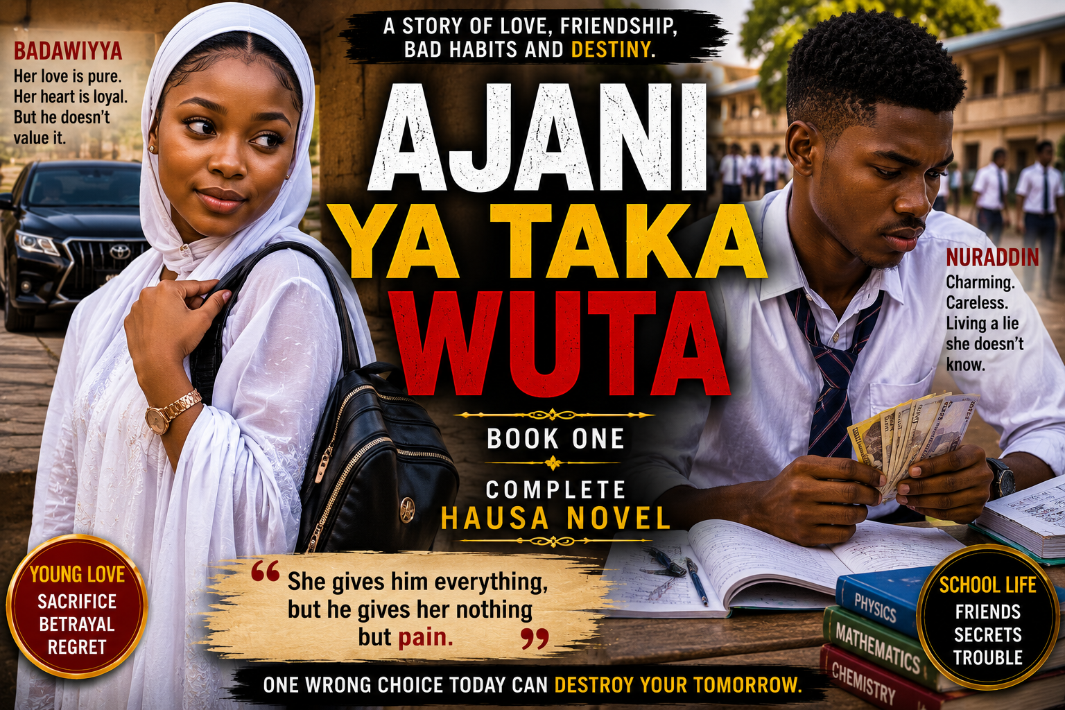 Aljani Ya Taka Wuta Book One Complete Hausa Novel