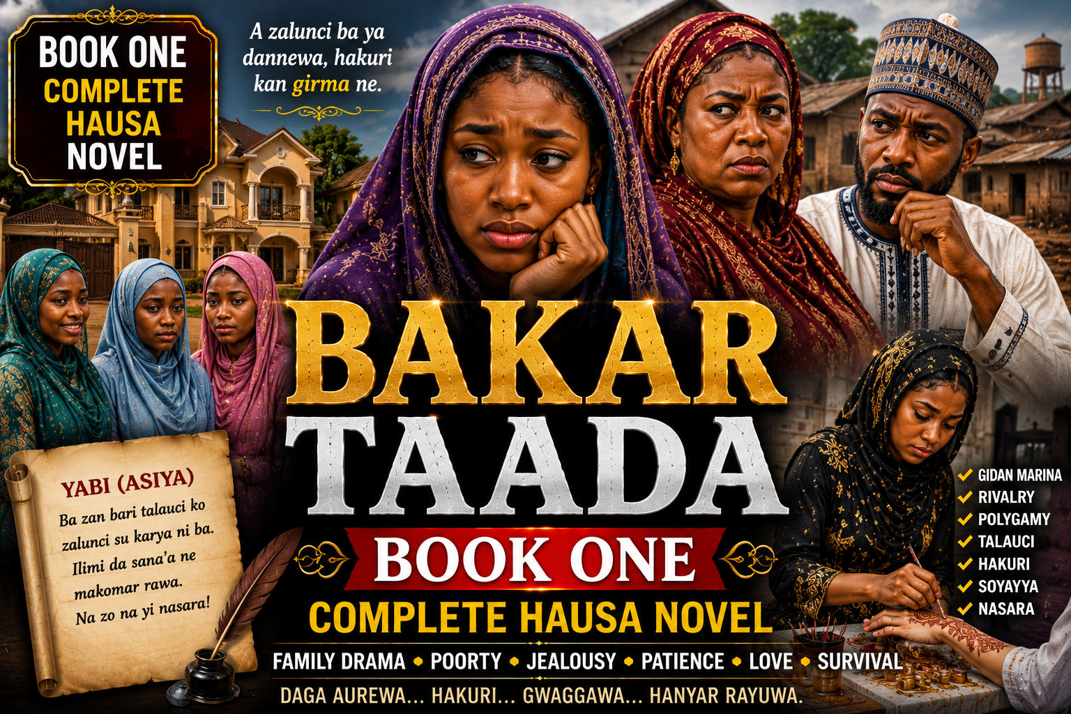 Bakar Taada Book One Complete Hausa Novel