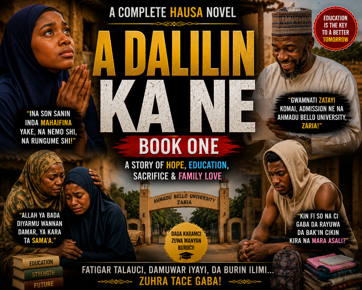 A Dalilin Ka Ne Book One Complete Hausa Novel
