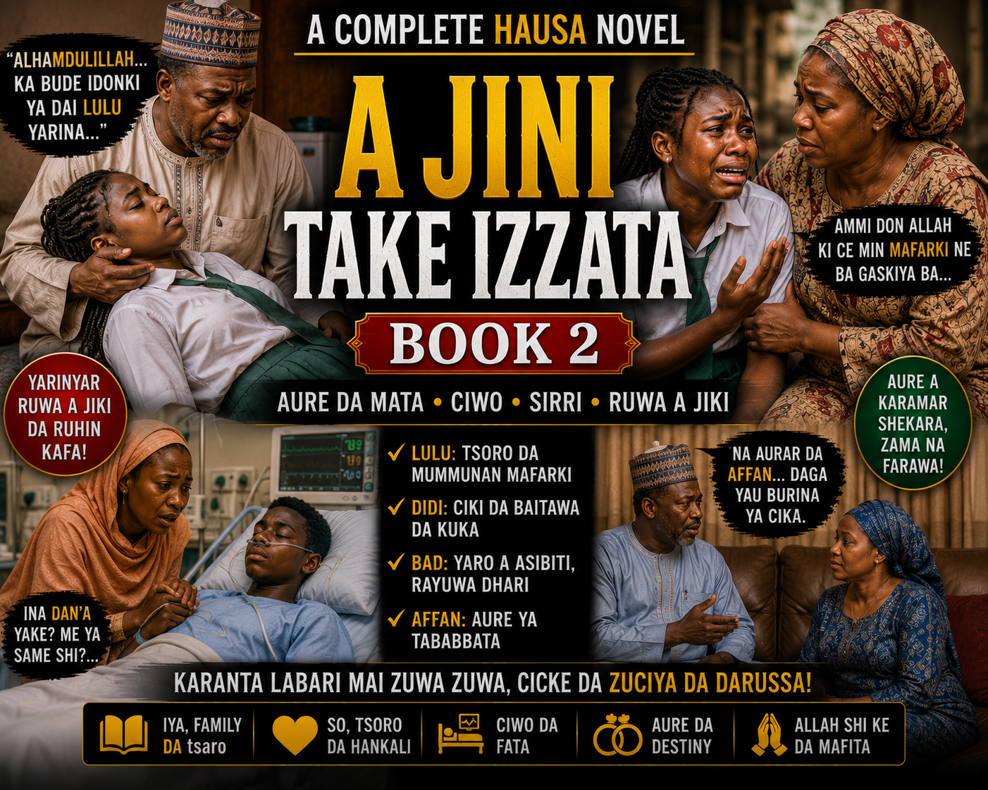 A Jini Take Izzata Book 2 Complete Hausa Novel