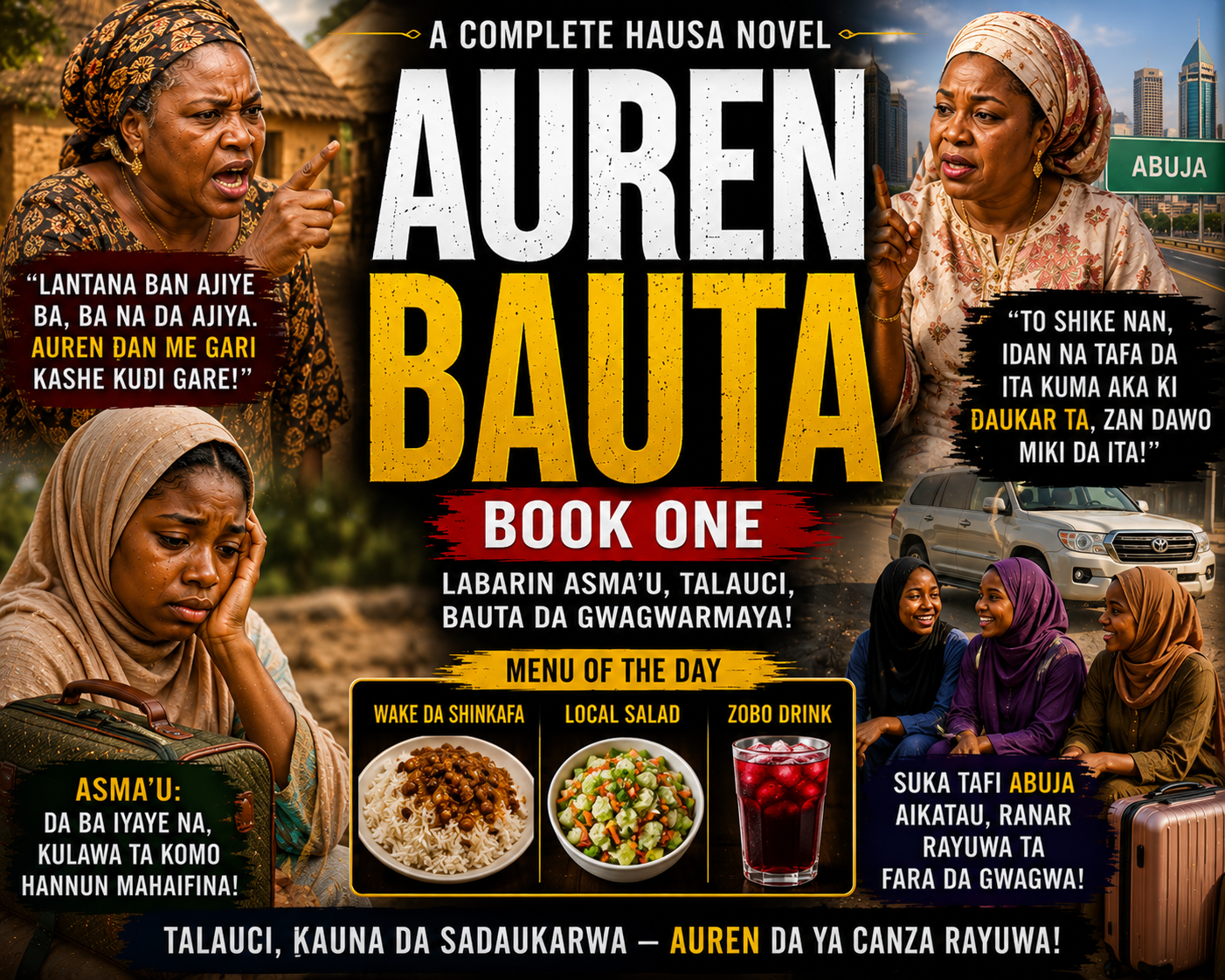Auren Bauta Book One Complete Hausa Novel